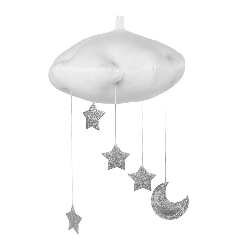 White Pink Moon Cloud And Star Baby Bed Hanging Room Decorations Accessories Nursery Decor Drop