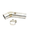 51mm Mid Exhaust Link Middle Connect Muffler Pipe Stainless Steel For Suzuki GSX R600 R750 K6/K7/K8 Motorcycle
