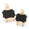 10pcs/set Mini Wooden Triangle Stand Message Blackboard Memo Crafts Office Decorations Supplies