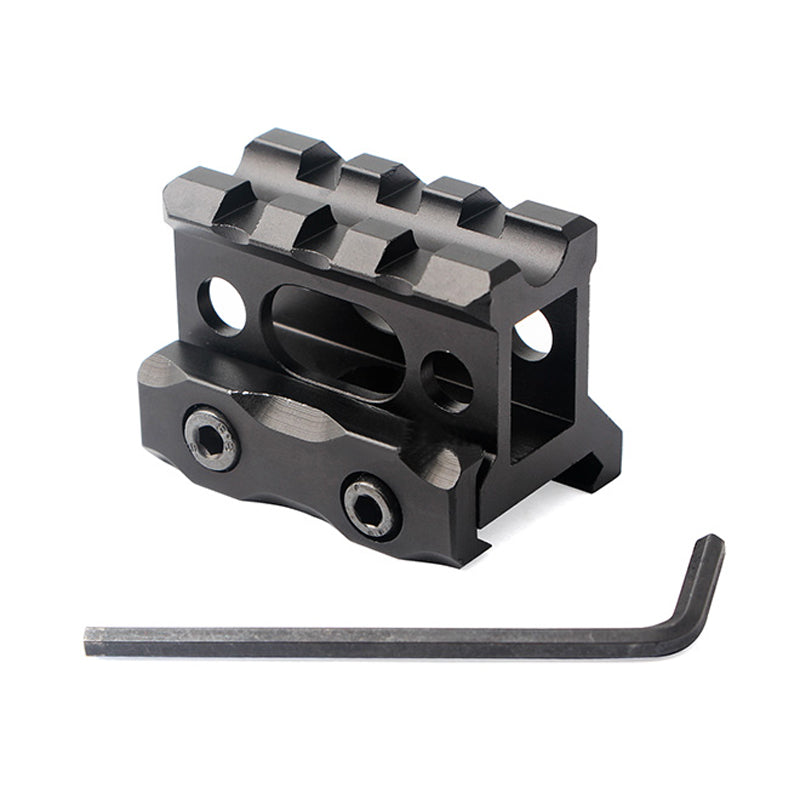 KALOAD D0093 Metal Holographic Scope Raising Bracket 20mm Wide Refilescope Guide Rail Mount Holder