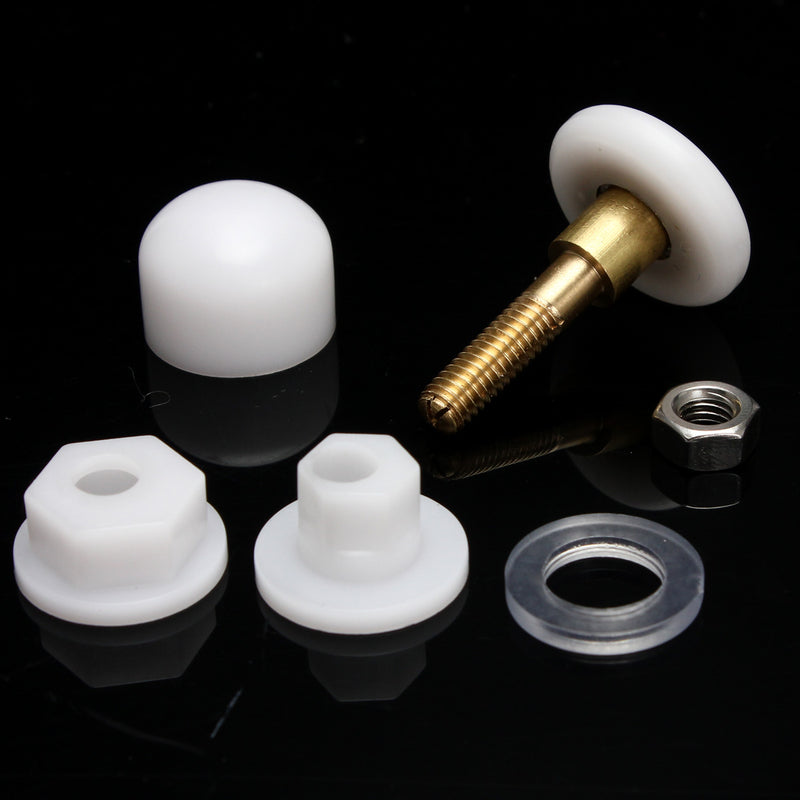8Pcs Bottom Top Shower Door Rollers Runners Relacement Glass Wheels