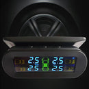 TPMS T10 Car Tire Pressure Monitor ASK External Sensor Wireless Solar USB Charging LCD Real-time Display Waterproof