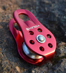 XINDA Rock Climbing Mountaineering High Altitude Fixed Single 20KN Pulley Aluminium Alloy