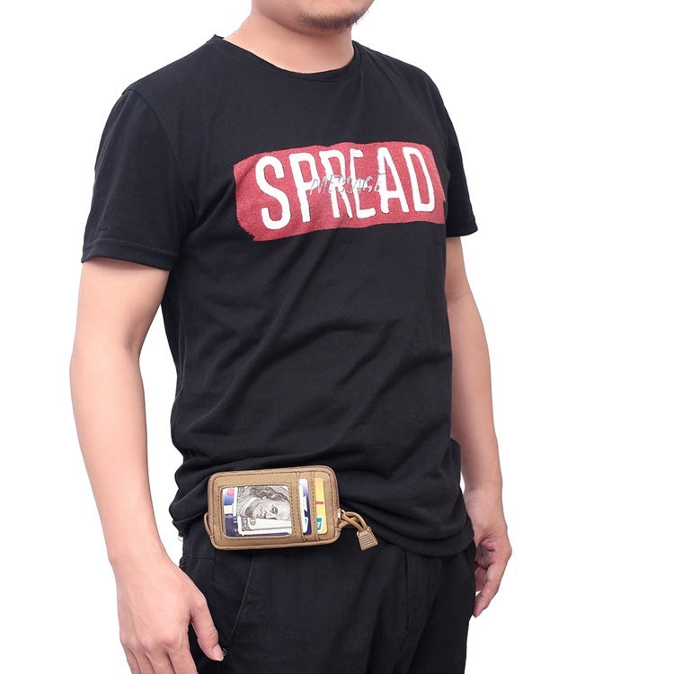 Nylon Tactical Bag EDC Molle Waist Bag Phone Bag Wallet For Camping Hunting