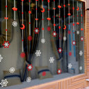 Miico XL5012 Starry And Snowflake Pendant Wall Sticker Glass Door And Window Decorative Sticker