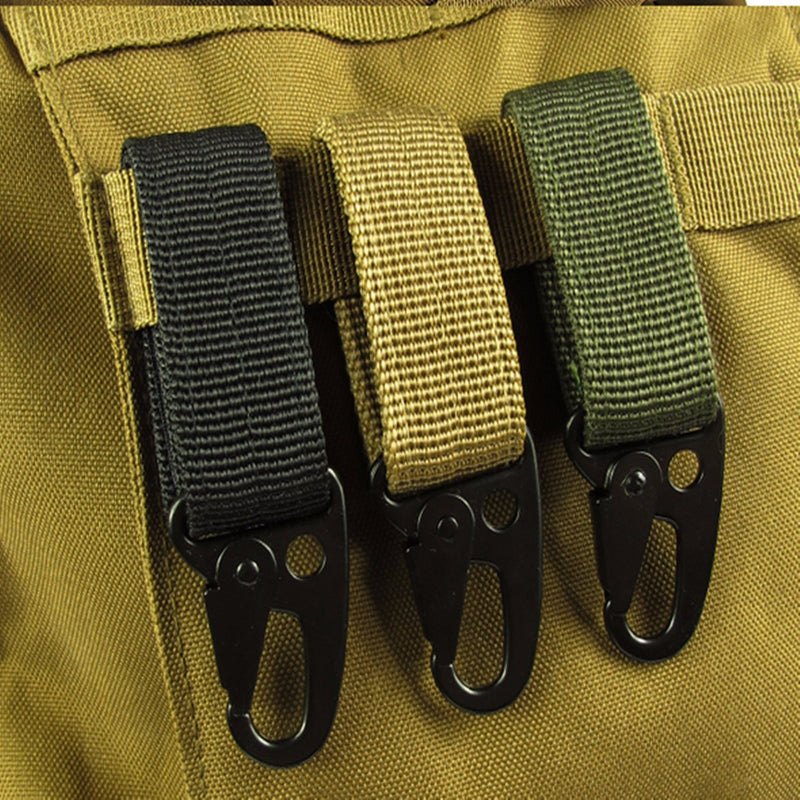 Colorful Climbing Tactical Ring Tactical Keychain Buckle Clip Holder