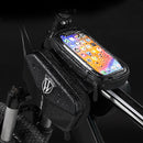 WHEEL UP Bike Front Frame Tube Bag Waterproof Phone Touch Screen Bicycle Cycling Motorcycle