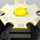 SMILING SHARK 2.5cm Length Q5 30M Portable Mini Flashlight LED LED Keychain Light Button Battery Flashlight