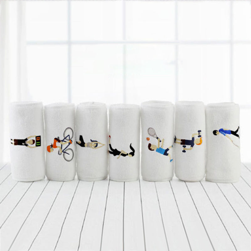 KCASA Cotton Sports Quick-Drying Towel Yoga Fitness Towel Sweat-Absorbent And Quick-Drying