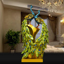 20x9x37cm Peacock Resin Decor Home Decorations Animal Statue Desktop Living Room