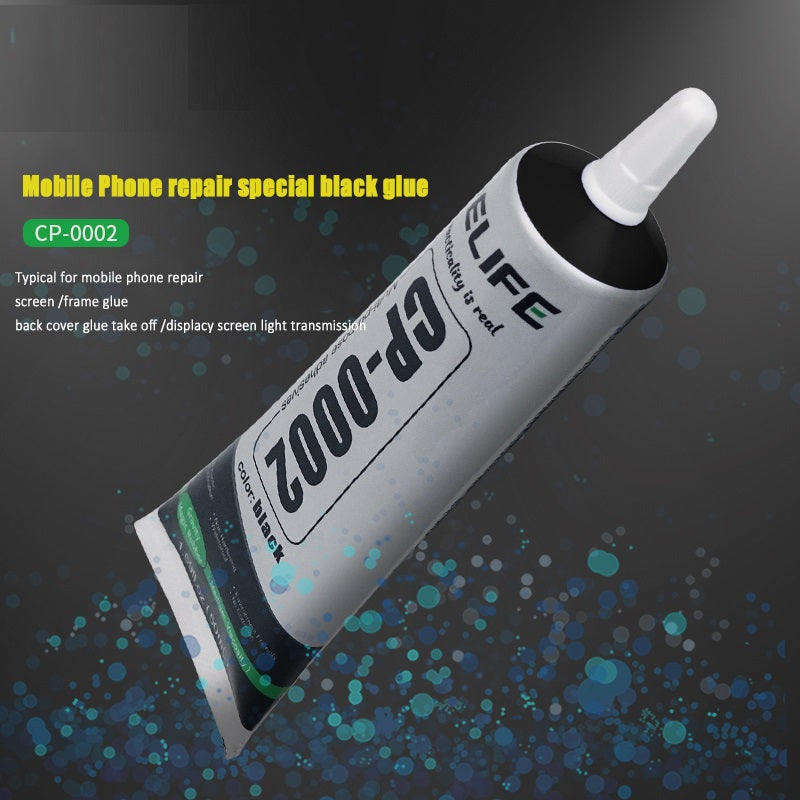 CP-0002 Mobile Phone LCD Screen Back Cover Repair Black Glue Middle Frame Maintenance Bonding Adhesive Crack Seal Glue
