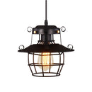 Retro Iron Cage Industrial Wire Frame Chandelier Ceiling Lamp Shade Lamp Cover