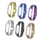 Metal Wave Style Watch Strap Replacement Watch Band for Xiaomi Miband 4