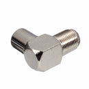 90 Degree Right Angled TV Plug Coax Coaxial F Connector Male Aerial Plug Cable