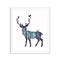 Miico Hand Painted Oil Paintings Simple Style-A Side Face Deer Wall Art For Home Decoration Painting