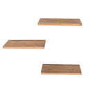 3 Pcs/set Wooden Wall Shelves Storage Racks Plants Holder Organizer Storage Shelf Bookshelf Home Decoration