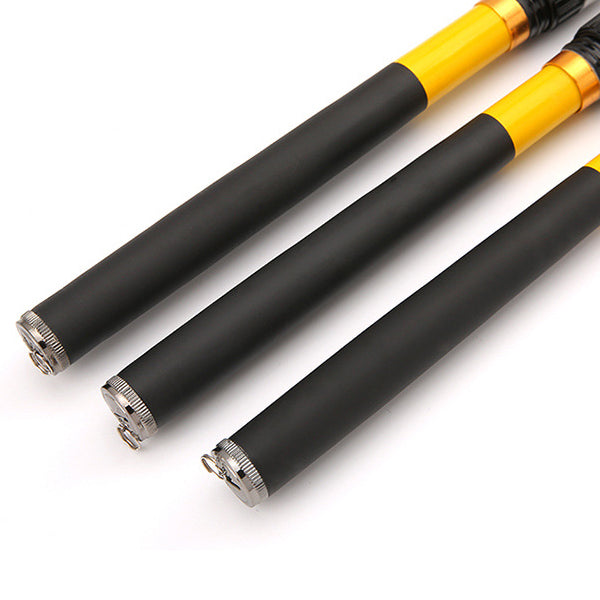 ZANLURE 1.8/2.1/2.4m Telescopic Fishing Rod Carbon Fiber Fishing Pole Outdoor Fishing Tool