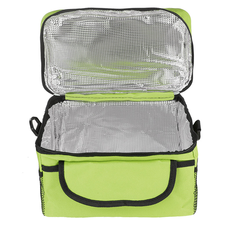 28x17x18cm Oxford Lunch Tote Cooler Backpack Insulated Picnic Bag for Camping Travel