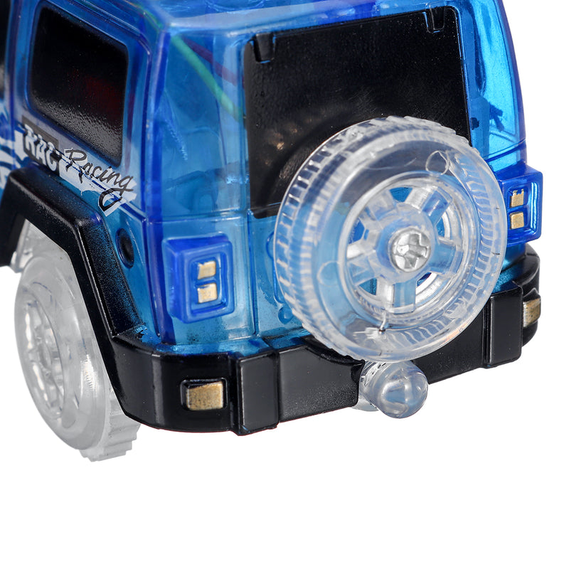 Electric Toys Car Vehicle For Racing Track Rail With LED Flashing Light Kids Gift