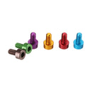 Suleve M3AH10 10Pcs M36mm Hex Socket Screw M3 Cap Head Bolt 7075 Aluminum Alloy Multicolor