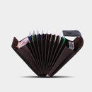 IPRee Men's Card Pack Card Set Multi-function Coin Purse Buckle Document Bag Card Bag