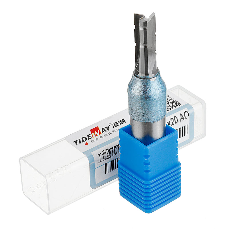 Tideway TCT 3 Flute Straight Cutter 1/2 Three-blade Woodworking Trimming Engraving Slotting Milling Cutter
