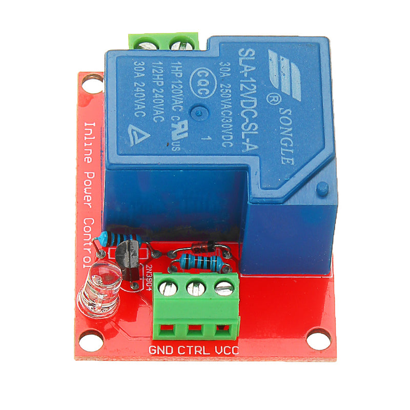 10pcs BESTEP 12V 30A 250V 1 Channel Relay High Level Drive Relay Module Normally Open Type For Auduino