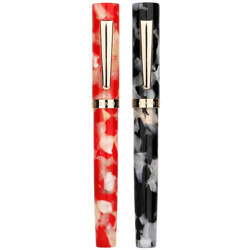 Moonman N2 Short Office Stationery Vacuum Filling Mini Fine Nib Fountain Pen Practise Device Smooth Home Study Supplies Non-Slip