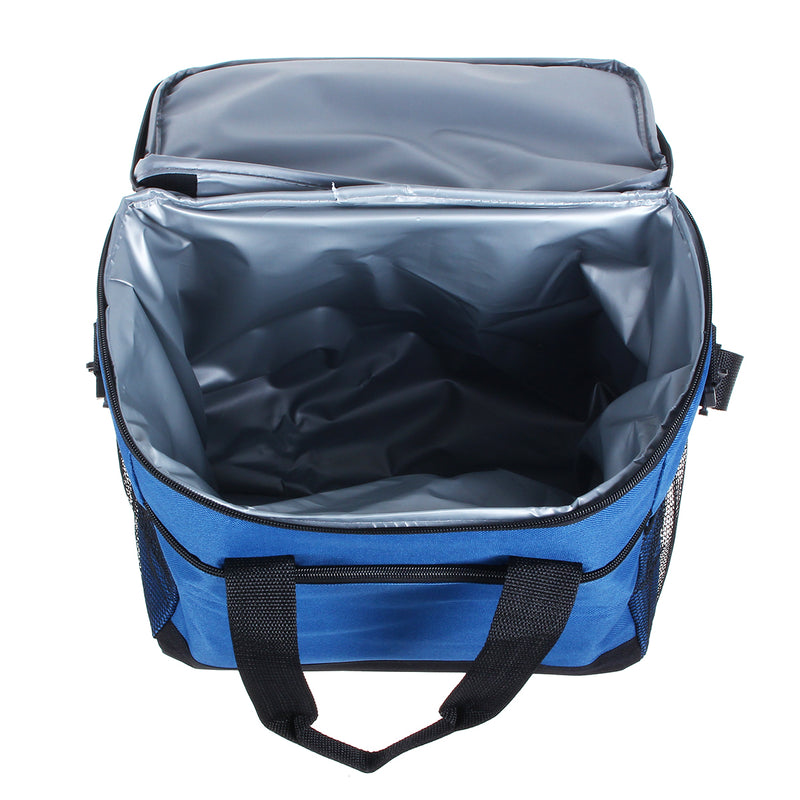 Waterproof 16L Insulated Thermal Shoulder Picnic Cooler Lunch Bag Storage Box