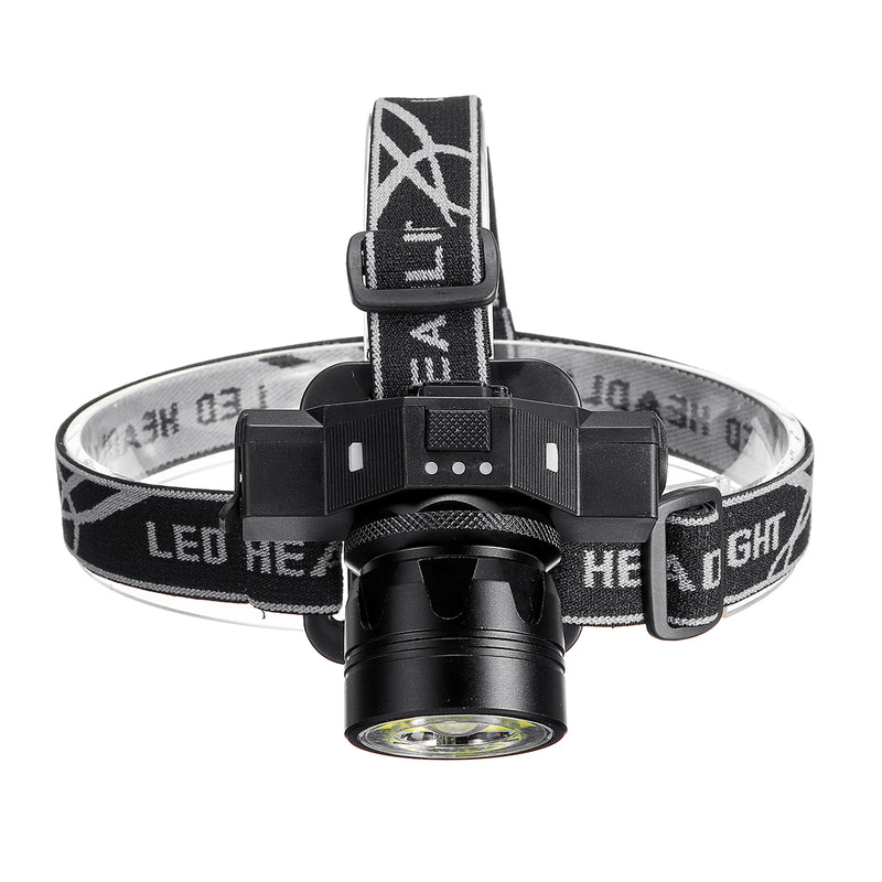 50000LM T6 COB LED Rechargeable Headlamp Zoomable Bike Bicycle Head Light Lamp