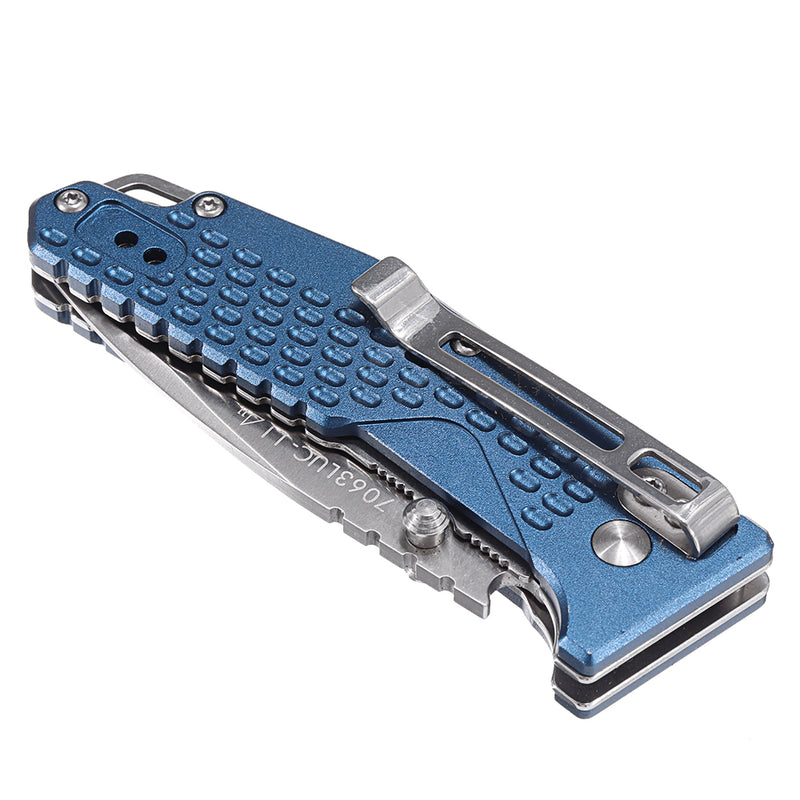 Sanrenmu 7063 Multifunctional Liner Lock Folding Outdoor Camping Hunting Cutting Survival Kitchen EDC Tools
