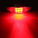 LED Car Side Marker Indicator Lights Chrome Base Lamp 12V 1PCS for Truck Trailer Lorry Van Bus