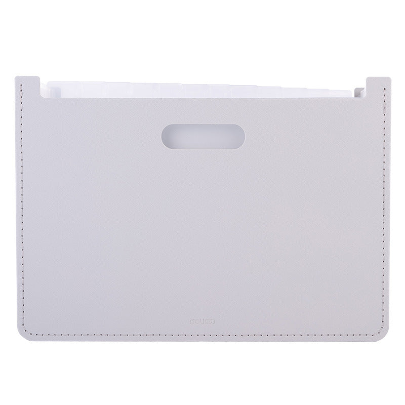 XIAOMI Ecosystem Deli 93951 Organ Bag 13 Grids A4 Expanding File Folder Student Paper Booklet Container Business Multi-function Conference Desktop Document Organizer