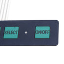 10pcs Display Membrane Switch Matrix Keyboard Button Control Panel 6 Button with Light