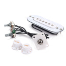 Loaded 52mm Bridge Pickup with Pickguard Volume Tone Knobs for Acoustic Folk Guitar
