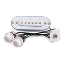 Loaded 52mm Bridge Pickup with Pickguard Volume Tone Knobs for Acoustic Folk Guitar