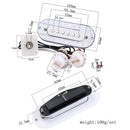 Loaded 52mm Bridge Pickup with Pickguard Volume Tone Knobs for Acoustic Folk Guitar
