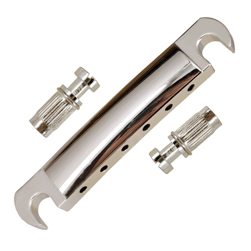 1 Set Guitar Saddle Bridge Tailpiece Silver for Gibson LP/EPI Electric Guitar Parts Bridge