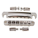 1 Set Guitar Saddle Bridge Tailpiece Silver for Gibson LP/EPI Electric Guitar Parts Bridge