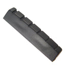 2 Pieces Plastic 6 String Guitar 43mm Slotted Nut for Left Handed Acoustic Guitar Accessory