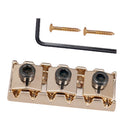 Golden Electric Guitar String Nut with Wrench Screws for Floyd Rose Tremolo Bridge 42.2mm