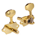 6 Pieces Zinc Alloy Open Tuning Pegs Tuners 3L 3R for Acoustic Folk Guitar Parts Gold
