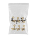 6 Pieces Zinc Alloy Open Tuning Pegs Tuners 3L 3R for Acoustic Folk Guitar Parts Gold