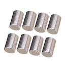 8 Pieces Iron Magnetic Pickup Pole Pieces Slug Bars for Electric Guitar/Bass Parts 15 x 9.5mm