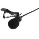 3.5mm Lavalier Lapel Clip-on Mic Microphone for Smartphone Phone Recording