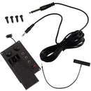 Metal Electric Violin Pickup Adjustable EQ Pickup Preamp Transducer with Piezo