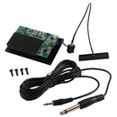 Metal Electric Violin Pickup Adjustable EQ Pickup Preamp Transducer with Piezo