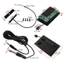 Metal Electric Violin Pickup Adjustable EQ Pickup Preamp Transducer with Piezo