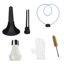 Trumpet Maintenance Cleaning Tool Kit Trumpet Stand+2pcs Brushes+Practice Mute+Gloves