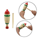 Wooden Fish-Shaped Guiro Colorful Hand Percussion for Kids Baby Musical Toys